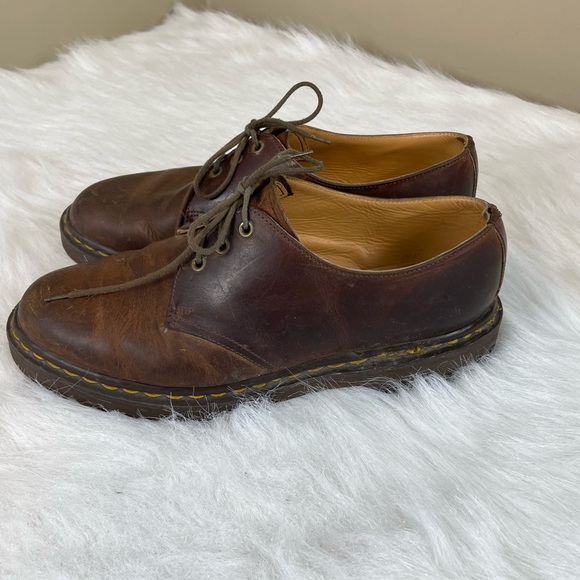 Dr Martens 1461 Commander Men's Brown Leather Oxford Shoes